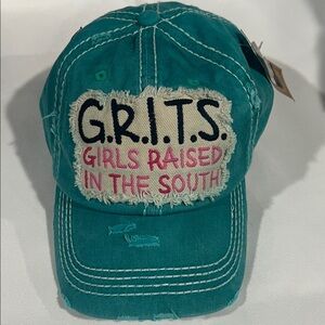 Teal G.R.I.T.S.‎ Embroidered Cap